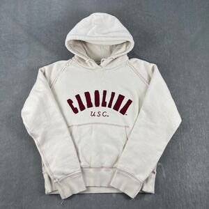 South Carolina USC Women XL Cream Hoodie‎ Colosseum Athletics Gamecocks
